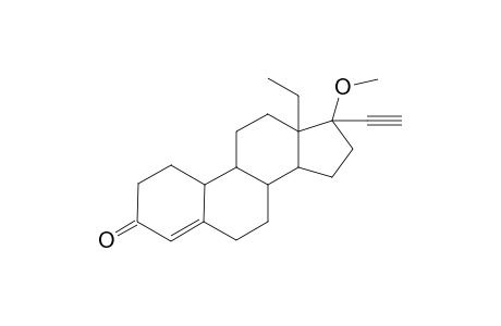 17.BETA.-METHOXY-18-METHYL-19-NOR-17.ALPHA.-PREGN-4-ENE-20-IN-3-ONE