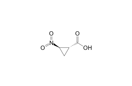 (1R,2R)-2-nitro-1-cyclopropanecarboxylic acid