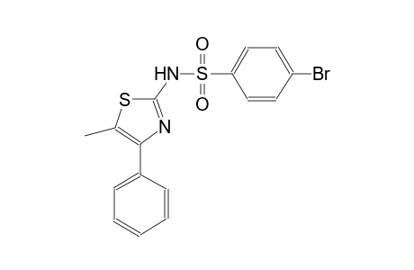 4-bromo-N-(5-methyl-4-phenyl-1,3-thiazol-2-yl)benzenesulfonamide