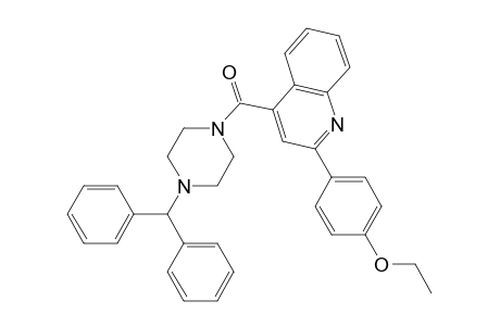(4-benzhydrylpiperazin-1-yl)-[2-(4-ethoxyphenyl)-4-quinolyl]methanone