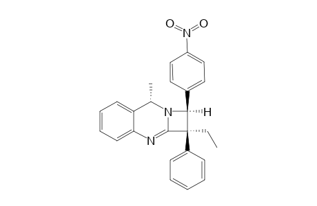 (1S*,2R*,8S*)-1,2-cis-1,8-trans-2-Ethyl-8-methyl-1-(4-nitrophenyl)-2-phenyl-1,2-dihydroazeto[2,1-b]quinazoline