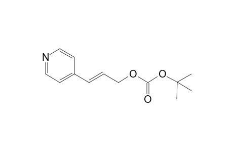 t-Butyl (E)-[3-(pyridin-4-yl)prop-2-en-1-yl]-carbonate