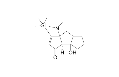 (3aS)-7a-(Dimethylamino)-3b-hydroxy-1-(trimethylsilyl)-3a,3b,4,5,6,6a,7,7a-octahydrocyclopenta[a]pentalen-3-one