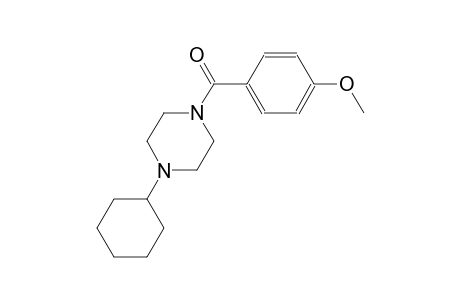 1-cyclohexyl-4-(4-methoxybenzoyl)piperazine