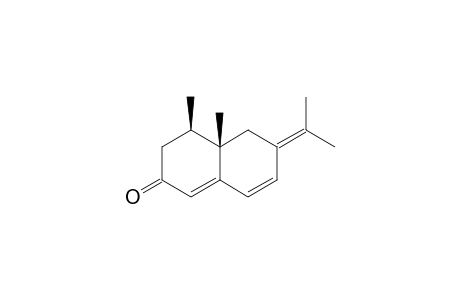 2(3H)-Naphthalenone, 4,4a,5,6-tetrahydro-4,4a-dimethyl-6-(1-methylethylidene)-, (4R-cis)-