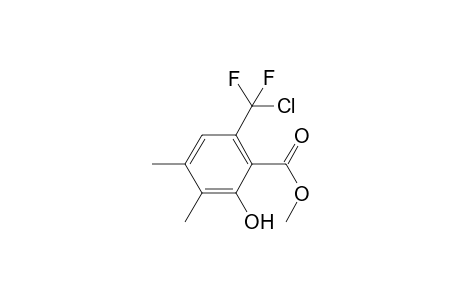 Methyl 6-[Chloro(difluoro)methyl]-2-hydroxy-3,4-dimethylbenzoate