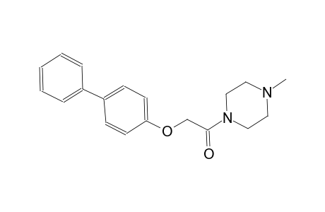 1-[([1,1'-biphenyl]-4-yloxy)acetyl]-4-methylpiperazine