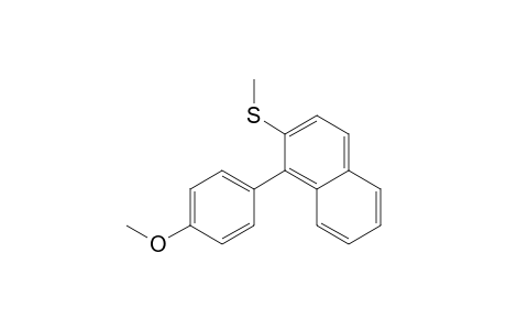 Naphthalene, 1-(4-methoxyphenyl)-2-(methylthio)-