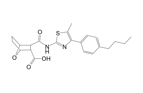3-({[4-(4-butylphenyl)-5-methyl-1,3-thiazol-2-yl]amino}carbonyl)-7-oxabicyclo[2.2.1]heptane-2-carboxylic acid