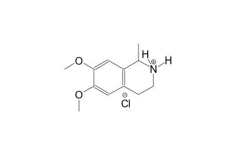 (1S)-6,7-dimethoxy-1-methyl-1,2,3,4-tetrahydroisoquinolinium chloride