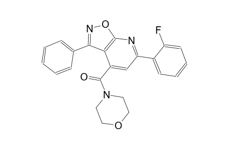 isoxazolo[5,4-b]pyridine, 6-(2-fluorophenyl)-4-(4-morpholinylcarbonyl)-3-phenyl-
