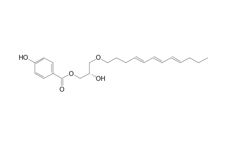 (+)-(S)-3-{[(4E,6E,8E)-Dodeca-4,6,8-trienyl]oxy}-2-hydroxypropyl 4-Hydroxybenzoate
