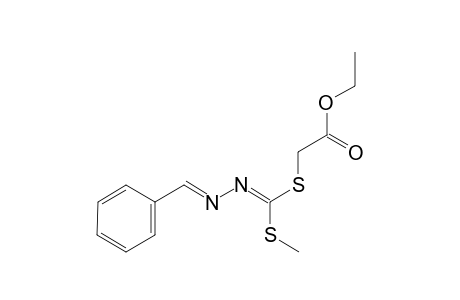 N-Benzylidene-N'-[(methylthio)(ethoxycarbonyl)methylthiomethylene]hydrazine