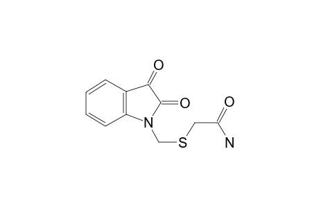 2-{[(2,3-dioxoindol-1-yl)methyl]sulfanyl}acetamide