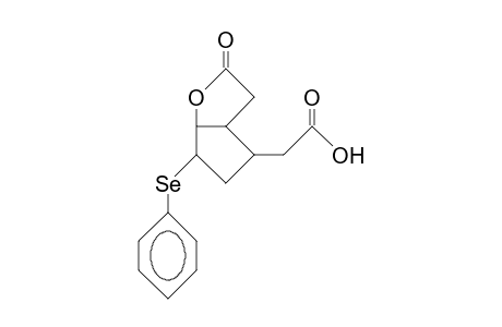 6-Carboxymethyl-8-phenylseleno-2-oxa-bicyclo(3.3.3)octan-3-one