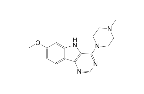 7-methoxy-4-(4-methyl-1-piperazinyl)-5H-pyrimido[5,4-b]indole