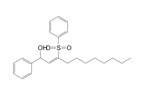 (Z)-1-phenyl-3-(phenylsulfonyl)undec-2-en-1-ol
