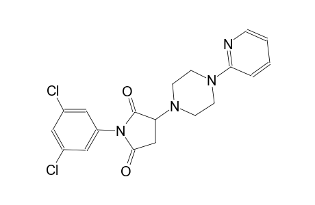 1-(3,5-dichlorophenyl)-3-[4-(2-pyridinyl)-1-piperazinyl]-2,5-pyrrolidinedione