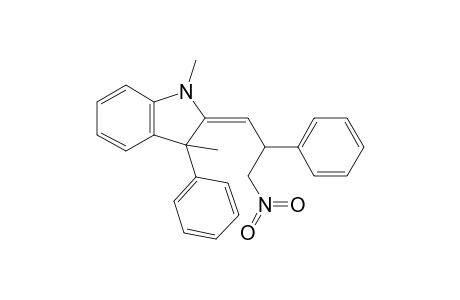 (E)-2,3-Dihydro-1,3-dimethyl-2-[(2-phenyl-3-nitro)propylidene]-3-phenyl-1H-indole