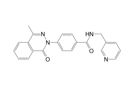 4-(1-keto-4-methyl-phthalazin-2-yl)-N-(3-pyridylmethyl)benzamide