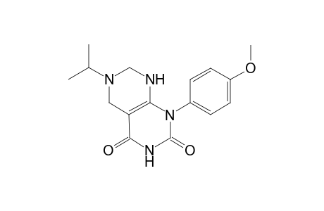 Pyrimido[4,5-d]pyrimidine-2,4(1H,3H)-dione, 5,6,7,8-tetrahydro-1-(4-methoxyphenyl)-6-(1-methylethyl)-