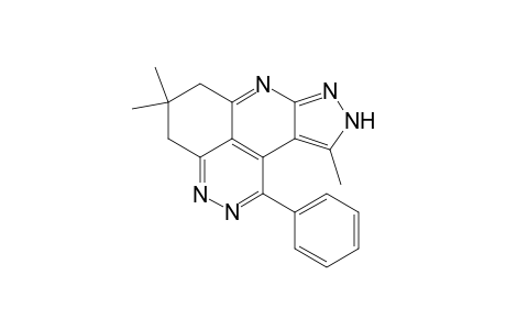 5,5,10-Trimethyl-1-phenyl-4,5,6,9-tetrahydropyrazolo[4',3':5,6]pyrido[4,3,2-de]cinnoline