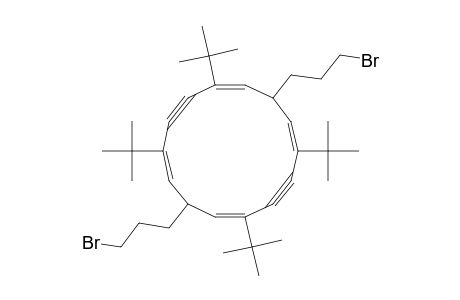 1,5,8,12-Cyclotetradecatetraene-3,10-diyne, 7,14-bis(3-bromopropyl)-2,5,9,12-tetrakis(1,1-dimethylethyl)-