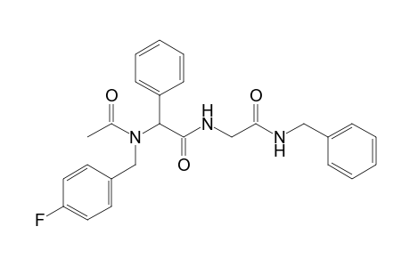 N-(2-(Benzylamino)-2-oxoethyl)-2-(N-(4-fluorobenzyl)acetamido)-2-phenylacetamide