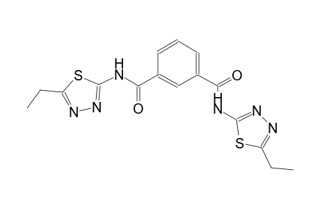 N~1~,N~3~-bis(5-ethyl-1,3,4-thiadiazol-2-yl)isophthalamide