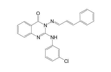 2-(3-Chlorophenylamino)-3-(3-phenyl-allylideneamino)-3H-quinazolin-4-one