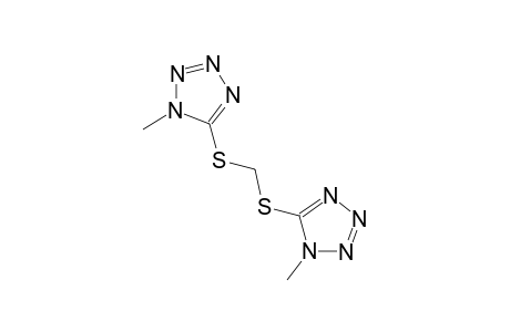 1-methyl-5-({[(1-methyl-1H-tetraazol-5-yl)sulfanyl]methyl}sulfanyl)-1H-tetraazole