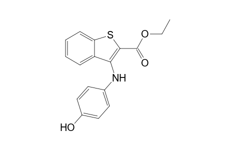 3-(4-hydroxyanilino)-1-benzothiophene-2-carboxylic acid ethyl ester
