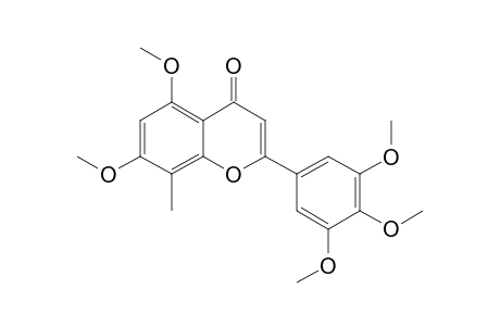 5,7-DIMETHOXY-8-METHYL-2-(3',4',5'-TRIMETHOXYPHENYL)-4H-CHROMEN-4-ONE