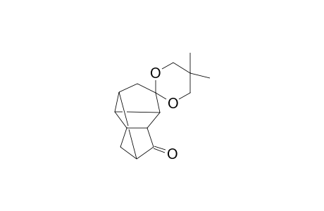 Spiro[1,3-dioxane-2,5'-[2,4,7]metheno[5H]inden]-3'(2'H)-one, hexahydro-5,5-dimethyl-, (.+-.)-