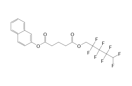 Glutaric acid, 2,2,3,3,4,4,5,5-octafluoropentyl 2-naphthyl ester