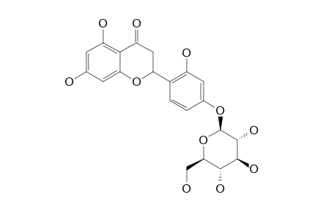 STEPPOGENIN-4'-O-BETA-D-GLUCOPYRANOSIDE;5,7,2'-TRIHYDROXYFLAVANONE-4'-O-BETA-D-GLUCOPYRANOSIDE