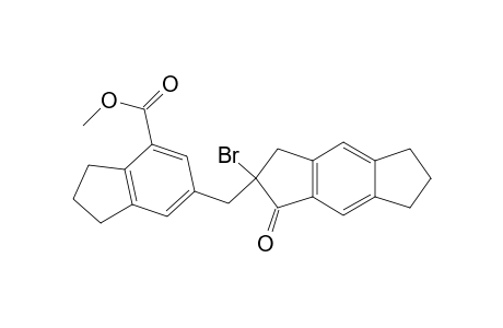 1H-Indene-4-carboxylic acid, 6-[(2-bromo-1,2,3,5,6,7-hexahydro-1-oxo-s-indacen-2-yl)methyl]-2,3-dihydro-, methyl ester
