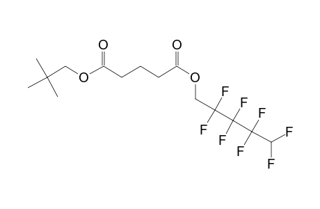 Glutaric acid, 2,2,3,3,4,4,5,5-octafluoropentyl neopentyl ester