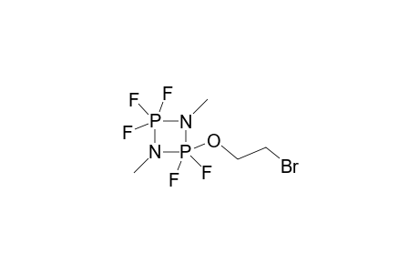 1,3,2,4-Diazadiphosphetidine, 2-(2-bromoethoxy)-2,2,4,4,4-pentafluoro-2,2,4,4-tetrahydro-1,3-dimethyl-