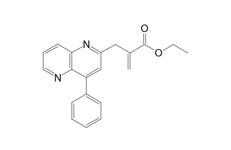 ethyl 2-((4-phenyl-1,5-naphthyridin-2-yl)methyl)acrylate