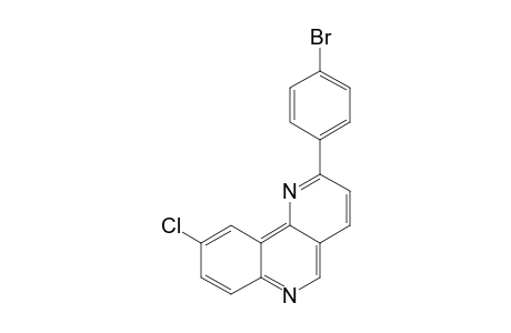 9-Chloro-2-(4-bromophenyl)benzo[h][1,6]naphthyridine