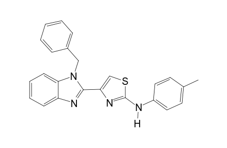 1-Benzyl-2-[2'-p-methylphenylamino)-1,3-thiazolyl]benzimidazole
