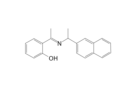 1-{N-[1'-(<Naphthalen-2''-yl>ethyl)imino]ethyl}-phenol