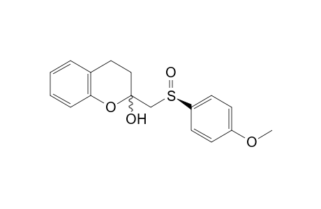 (+-)-2-[(p-Methoxyphenylsulfinyl)methyl]chroman-2-ol