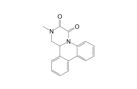 2-METHYL-1,2,3,4,10,14b-HEXAHYDRO-2H-PYRAZINO[1,2-f]PHENANTHRIDINE-3,4-DIONE