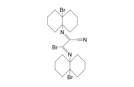 3-Bromo-2,3-bis(6-bromo-1-decalinylimino)-propionitrile