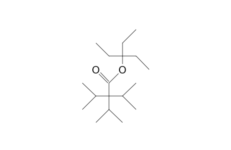 2,2-Diisopropyl-3-methyl-butanoic acid, 1,1-diethyl-propyl ester