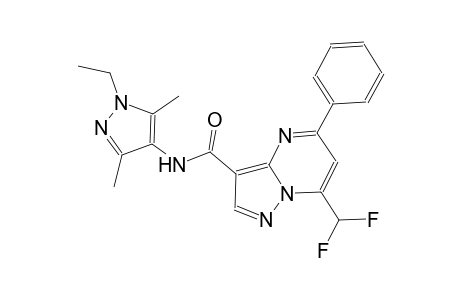 7-(difluoromethyl)-N-(1-ethyl-3,5-dimethyl-1H-pyrazol-4-yl)-5-phenylpyrazolo[1,5-a]pyrimidine-3-carboxamide