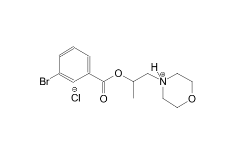 4-{2-[(3-bromobenzoyl)oxy]propyl}morpholin-4-ium chloride
