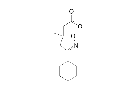 3-CYCLOHEXYL-4,5-DIHYDRO-5-METHYL-5-ISOXAZOLYL-ACETIC-ACID
